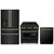 ZLINE 3-Piece Appliance Package - 30-Inch Legacy Dual Fuel Range, 36-Inch French Door Refrigerator with Water Dispenser, Dishwasher, in Black Stainless Steel with Champagne Bronze Accents ZLINE 3-Piece Appliance Package - 30-Inch Legacy Dual Fuel Range, 36-Inch French Door Refrigerator with Water Dispenser, Dishwasher, in Black Stainless Steel with Champagne Bronze Accents
