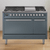 ILVE Professional Plus II 48" Dual Fuel Range 8 Sealed Burners with Solid Door - UP48FQMP ILVE Professional Plus II 48" Dual Fuel Range 8 Sealed Burners with Solid Door - UP48FQMP
