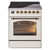 ILVE 30" Nostalgie II Series Freestanding Electric Double Oven Range with 5 Elements, Triple Glass Cool Door, Convection Oven, TFT Oven Control Display and Child Lock - UPI304NMP ILVE 30" Nostalgie II Series Freestanding Electric Double Oven Range with 5 Elements, Triple Glass Cool Door, Convection Oven, TFT Oven Control Display and Child Lock - UPI304NMP