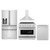 ZLINE 4-Piece Appliance Package - 36-Inch Paramount Induction Range, Wall Mount Range Hood, 36-Inch French Door Refrigerator with Water Dispenser, and Dishwasher in Stainless Steel