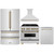 ZLINE Autograph Edition 4-Piece Appliance Package - 36-Inch Dual Fuel Range, Refrigerator, Wall Mounted Range Hood, and 24-Inch Tall Tub Dishwasher in Stainless Steel with Champagne Bronze Trim (4KAPR-RARHDWM36-CB) ZLINE Autograph Edition 4-Piece Appliance Package - 36-Inch Dual Fuel Range, Refrigerator, Wall Mounted Range Hood, and 24-Inch Tall Tub Dishwasher in Stainless Steel with Champagne Bronze Trim (4KAPR-RARHDWM36-CB)