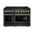 ZLINE Autograph 48-Inch 6.7 Cu. Ft. Paramount Dual Fuel Range with 8 Burner DuoPro Cooktop in Black Satin and Gold Accents (PSDRBSZ-48-G) ZLINE Autograph 48-Inch 6.7 Cu. Ft. Paramount Dual Fuel Range with 8 Burner DuoPro Cooktop in Black Satin and Gold Accents (PSDRBSZ-48-G)