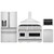 ZLINE 5-Piece Appliance Package - 48-Inch Dual Fuel Range, Hood, Refrigerator with Water Dispenser, Dishwasher, and Microwave Drawer in Stainless Steel ZLINE 5-Piece Appliance Package - 48-Inch Dual Fuel Range, Hood, Refrigerator with Water Dispenser, Dishwasher, and Microwave Drawer in Stainless Steel