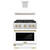 ZLINE Autograph Edition 2-Piece Appliance Package - 30-Inch Gas Range and Wall Mounted Range Hood in Stainless Steel and White Door with Champagne Bronze Trim (2AKP-SGRWMRH30-CB) ZLINE Autograph Edition 2-Piece Appliance Package - 30-Inch Gas Range and Wall Mounted Range Hood in Stainless Steel and White Door with Champagne Bronze Trim (2AKP-SGRWMRH30-CB)
