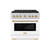 ZLINE Autograph Edition 36-Inch 5.2 cu. ft. Paramount Gas Range with 6 Burner DuoPro™ Cooktop and Convection Gas Oven with White Matte Door and Polished Gold Accents (PSGRZ-WM-36-G)