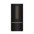 ZLINE Autograph Edition 36-Inch 19.6 cu. ft. French Door Built-In Bottom Freezer Refrigerator with Water Dispenser and Ice Maker in Black Stainless Steel with Stainless Steel Interior and Polished Gold Accents (SRBIVZ-BS-36-G) ZLINE Autograph Edition 36-Inch 19.6 cu. ft. French Door Built-In Bottom Freezer Refrigerator with Water Dispenser and Ice Maker in Black Stainless Steel with Stainless Steel Interior and Polished Gold Accents (SRBIVZ-BS-36-G)