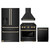 ZLINE Autograph Edition 4-Piece Appliance Package - 30-Inch Gas Range, Refrigerator with Water Dispenser, Wall Mounted Range Hood, & 24-Inch Tall Tub Dishwasher in Black Stainless Steel with Gold Trim (4KAPR-SGRBRHDWV30-G) ZLINE Autograph Edition 4-Piece Appliance Package - 30-Inch Gas Range, Refrigerator with Water Dispenser, Wall Mounted Range Hood, & 24-Inch Tall Tub Dishwasher in Black Stainless Steel with Gold Trim (4KAPR-SGRBRHDWV30-G)
