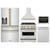 ZLINE 5-Piece Appliance Package - 30-Inch Dual Fuel Range, Hood, Refrigerator with Water Dispenser, Dishwasher, and Microwave Drawer in Stainless Steel with Champagne Bronze Accents ZLINE 5-Piece Appliance Package - 30-Inch Dual Fuel Range, Hood, Refrigerator with Water Dispenser, Dishwasher, and Microwave Drawer in Stainless Steel with Champagne Bronze Accents