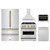 ZLINE 5-Piece Appliance Package - 30-Inch Gas Range, Hood, Refrigerator, Dishwasher, and Microwave Drawer in Stainless Steel with Champagne Bronze Accents ZLINE 5-Piece Appliance Package - 30-Inch Gas Range, Hood, Refrigerator, Dishwasher, and Microwave Drawer in Stainless Steel with Champagne Bronze Accents
