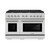 ZLINE Autograph 48-Inch Paramount Dual Fuel Range in Stainless Steel with Nickel Helix Handles (SDRZ-48-KPN) ZLINE Autograph 48-Inch Paramount Dual Fuel Range in Stainless Steel with Nickel Helix Handles (SDRZ-48-KPN)