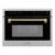 ZLINE Autograph 24-Inch Microwave Oven in Stainless Steel and Champagne Bronze Helix Handle (MWOZ-24-KCB)