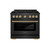 ZLINE Autograph 36-Inch 5.2 Cu. Ft. Paramount Dual Fuel Range with 6 Burner DuoPro Cooktop in Black Satin and Champagne Accents (PSDRBSZ-36-CB) ZLINE Autograph 36-Inch 5.2 Cu. Ft. Paramount Dual Fuel Range with 6 Burner DuoPro Cooktop in Black Satin and Champagne Accents (PSDRBSZ-36-CB)