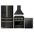 ZLINE Autograph Edition 4-Piece Appliance Package - 30-Inch Gas Range, Refrigerator with Water Dispenser, Wall Mounted Range Hood, & 24-Inch Tall Tub Dishwasher in Black Stainless Steel with Champagne Bronze Trim (4KAPR-SGRBRHDWV30-CB) ZLINE Autograph Edition 4-Piece Appliance Package - 30-Inch Gas Range, Refrigerator with Water Dispenser, Wall Mounted Range Hood, & 24-Inch Tall Tub Dishwasher in Black Stainless Steel with Champagne Bronze Trim (4KAPR-SGRBRHDWV30-CB)
