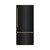 ZLINE Autograph 36-Inch Black Stainless Steel Built-In Refrigerator w/ Gray Interior & Bronze Helix Handles (GRBITZ-BS36-KCB)