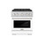 ZLINE 30-Inch 4.2 cu. ft. Paramount Dual Fuel Range with 4 Burner DuoPro™ Cooktop and Electric Convection Oven in Satin Stainless Steel with White Matte Door (PSDRS-WM-30)