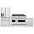 ZLINE 3-Piece Appliance Package - 48-Inch Dual Fuel Range, Refrigerator with Water Dispenser, and Dishwasher in Stainless Steel
