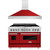 ZLINE 2-Piece Appliance Package - 48-inch Dual Fuel Range & Premium Wall Mount Range Hood in Satin Stainless Steel with Red Gloss (2KP-RASRGRH48) ZLINE 2-Piece Appliance Package - 48-inch Dual Fuel Range & Premium Wall Mount Range Hood in Satin Stainless Steel with Red Gloss (2KP-RASRGRH48)