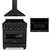 ZLINE 3-Piece Appliance Package - 30-Inch Dual Fuel Range with Brass Burners, 24-Inch Microwave Oven & Convertible Wall Mount Hood in Black Stainless Steel (3KP-RABRHMWO-30) ZLINE 3-Piece Appliance Package - 30-Inch Dual Fuel Range with Brass Burners, 24-Inch Microwave Oven & Convertible Wall Mount Hood in Black Stainless Steel (3KP-RABRHMWO-30)