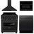 ZLINE 4-Piece Appliance Package - 30-Inch Dual Fuel Range with Brass Burners, Convertible Wall Mount Hood, Microwave Oven, and 3-Rack Dishwasher in Black Stainless Steel (4KP-RABRH30-MODWV) ZLINE 4-Piece Appliance Package - 30-Inch Dual Fuel Range with Brass Burners, Convertible Wall Mount Hood, Microwave Oven, and 3-Rack Dishwasher in Black Stainless Steel (4KP-RABRH30-MODWV)