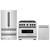 ZLINE 3-Piece Appliance Package - 36-Inch Gas Range, Refrigerator, and Dishwasher in Stainless Steel with Matte Black Accents ZLINE 3-Piece Appliance Package - 36-Inch Gas Range, Refrigerator, and Dishwasher in Stainless Steel with Matte Black Accents