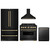 ZLINE 4-Piece Appliance Package - 36-Inch Gas Range, Hood, Refrigerator, and Dishwasher in Black Stainless Steel with Champagne Bronze Accents ZLINE 4-Piece Appliance Package - 36-Inch Gas Range, Hood, Refrigerator, and Dishwasher in Black Stainless Steel with Champagne Bronze Accents