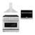 ZLINE 3-Piece Appliance Package - 36-Inch Gas Range, Premium Hood & Microwave Oven in Stainless Steel (3KP-SGRRHMWO-36) ZLINE 3-Piece Appliance Package - 36-Inch Gas Range, Premium Hood & Microwave Oven in Stainless Steel (3KP-SGRRHMWO-36)