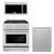 ZLINE 3-Piece Appliance Package - 30-Inch Gas Range, Microwave Oven and Dishwasher in Satin Stainless Steel (3KP-SGRSOTRHDWV30)