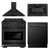 ZLINE 4-Piece Appliance Package - 30-Inch Gas Range, Microwave Drawer, Wall Mount Hood, and 3-Rack Dishwasher in Black Stainless Steel (4KP-SGRBRH30-MWDWV) ZLINE 4-Piece Appliance Package - 30-Inch Gas Range, Microwave Drawer, Wall Mount Hood, and 3-Rack Dishwasher in Black Stainless Steel (4KP-SGRBRH30-MWDWV)