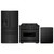 ZLINE 3-Piece Appliance Package - 36-Inch Dual Fuel Range, Refrigerator with Water Dispenser, and Dishwasher in Black Stainless Steel ZLINE 3-Piece Appliance Package - 36-Inch Dual Fuel Range, Refrigerator with Water Dispenser, and Dishwasher in Black Stainless Steel