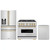 ZLINE 3-Piece Appliance Package - 36-Inch Dual Fuel Range, Refrigerator with Water Dispenser, and Dishwasher in Stainless Steel with Gold Accents ZLINE 3-Piece Appliance Package - 36-Inch Dual Fuel Range, Refrigerator with Water Dispenser, and Dishwasher in Stainless Steel with Gold Accents