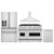 ZLINE 4-Piece Appliance Package - 48-Inch Dual Fuel Range, Hood, Refrigerator with Water Dispenser, and Dishwasher in Stainless Steel ZLINE 4-Piece Appliance Package - 48-Inch Dual Fuel Range, Hood, Refrigerator with Water Dispenser, and Dishwasher in Stainless Steel