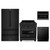 ZLINE 4-Piece Appliance Package - 30-Inch Dual Fuel Range, Refrigerator, Microwave Oven, and 3-Rack Dishwasher in Black Stainless Steel ZLINE 4-Piece Appliance Package - 30-Inch Dual Fuel Range, Refrigerator, Microwave Oven, and 3-Rack Dishwasher in Black Stainless Steel