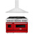 ZLINE 2-Piece Appliance Package - 48-inch Dual Fuel Range with Red Gloss Door and Convertible Vent Range Hood in Stainless Steel (2KP-RARGRH48) ZLINE 2-Piece Appliance Package - 48-inch Dual Fuel Range with Red Gloss Door and Convertible Vent Range Hood in Stainless Steel (2KP-RARGRH48)