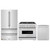 ZLINE 3-Piece Appliance Package - 36-Inch Dual Fuel Range, Refrigerator, and Dishwasher in Stainless Steel