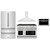 ZLINE 4-Piece Appliance Package - 48-Inch Gas Range, Refrigerator, Convertible Wall Mount Hood, and Microwave Drawer in Stainless Steel (4KPR-SGRRH48-MW) ZLINE 4-Piece Appliance Package - 48-Inch Gas Range, Refrigerator, Convertible Wall Mount Hood, and Microwave Drawer in Stainless Steel (4KPR-SGRRH48-MW)