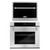 ZLINE 2-Piece Appliance Package - 30-inch Electric Wall Oven with Self-Clean & 24-inch Built-In Microwave Oven in Stainless Steel (2KP-MW24-AWS30)