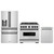 ZLINE 3-Piece Appliance Package - 36-Inch Dual Fuel Range, Refrigerator with Water Dispenser, and Dishwasher in Stainless Steel with Matte Black Accents ZLINE 3-Piece Appliance Package - 36-Inch Dual Fuel Range, Refrigerator with Water Dispenser, and Dishwasher in Stainless Steel with Matte Black Accents