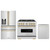 ZLINE 3-Piece Appliance Package - 36-Inch Gas Range, Refrigerator with Water Dispenser, and Dishwasher in Stainless Steel with Gold Accents ZLINE 3-Piece Appliance Package - 36-Inch Gas Range, Refrigerator with Water Dispenser, and Dishwasher in Stainless Steel with Gold Accents