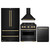 ZLINE 4-Piece Appliance Package - 30-Inch Dual Fuel Range, Hood, Refrigerator, and Dishwasher in Black Stainless Steel with Gold Accents ZLINE 4-Piece Appliance Package - 30-Inch Dual Fuel Range, Hood, Refrigerator, and Dishwasher in Black Stainless Steel with Gold Accents