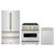 ZLINE 3-Piece Appliance Package - 30-Inch Gas Range, Refrigerator, and Dishwasher in Stainless Steel with Champagne Bronze Accents ZLINE 3-Piece Appliance Package - 30-Inch Gas Range, Refrigerator, and Dishwasher in Stainless Steel with Champagne Bronze Accents