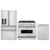 ZLINE 3-Piece Appliance Package - 36-Inch Dual Fuel Range, Refrigerator with Water Dispenser, and Dishwasher in Stainless Steel
