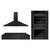 ZLINE 3-Piece Appliance Package - 48-Inch Rangetop, Double Wall Oven, and Convertible Wall Mount Range Hood in Black Stainless Steel (3KP-RTBRH48-AWD) ZLINE 3-Piece Appliance Package - 48-Inch Rangetop, Double Wall Oven, and Convertible Wall Mount Range Hood in Black Stainless Steel (3KP-RTBRH48-AWD)