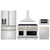 ZLINE 5-Piece Appliance Package - 48-Inch Paramount Dual Fuel Range, Wall Mount Range Hood, 36-Inch French Door Refrigerator with Water Dispenser, Dishwasher, and 30-Inch Microwave Drawer in Stainless Steel with Gold Accents ZLINE 5-Piece Appliance Package - 48-Inch Paramount Dual Fuel Range, Wall Mount Range Hood, 36-Inch French Door Refrigerator with Water Dispenser, Dishwasher, and 30-Inch Microwave Drawer in Stainless Steel with Gold Accents