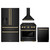 ZLINE 4-Piece Appliance Package - 30-Inch Paramount Dual Fuel Range, Wall Mount Range Hood, 36-Inch French Door Refrigerator with Water Dispenser, Dishwasher, in Black Stainless Steel with Gold Accents