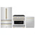 ZLINE 3-Piece Appliance Package - 36-Inch Paramount Autograph Gas Range, 36-Inch French Door Refrigerator, Dishwasher, in Stainless Steel with Gold Accents ZLINE 3-Piece Appliance Package - 36-Inch Paramount Autograph Gas Range, 36-Inch French Door Refrigerator, Dishwasher, in Stainless Steel with Gold Accents