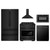ZLINE 5-Piece Appliance Package - 30-Inch Paramount Gas Range, Wall Mount Range Hood, 36-Inch French Door Refrigerator, Dishwasher, and 24-Inch Microwave Drawer in Black Stainless Steel