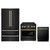 ZLINE 3-Piece Appliance Package - 30-Inch Paramount Dual Fuel Range, 36-Inch French Door Refrigerator, Dishwasher, in Black Stainless Steel with Gold Accents ZLINE 3-Piece Appliance Package - 30-Inch Paramount Dual Fuel Range, 36-Inch French Door Refrigerator, Dishwasher, in Black Stainless Steel with Gold Accents