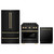 ZLINE 3-Piece Appliance Package - 36-Inch Paramount Dual Fuel Range, 36-Inch French Door Refrigerator, Dishwasher, in Black Stainless Steel with Champagne Bronze Accents ZLINE 3-Piece Appliance Package - 36-Inch Paramount Dual Fuel Range, 36-Inch French Door Refrigerator, Dishwasher, in Black Stainless Steel with Champagne Bronze Accents