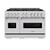 ZLINE 48-Inch 6.7 Cu. Ft. Classic Gas Range with 8 Burner DuoPro™ Cooktop and Dual Ovens in Stainless Steel (PCGR48) ZLINE 48-Inch 6.7 Cu. Ft. Classic Gas Range with 8 Burner DuoPro™ Cooktop and Dual Ovens in Stainless Steel (PCGR48)