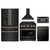 ZLINE 5-Piece Appliance Package - 30-Inch Paramount Dual Fuel Range, Wall Mount Range Hood, 36-Inch French Door Refrigerator with Water Dispenser, Dishwasher, and 30-Inch Microwave Drawer in Black Stainless Steel with Champagne Bronze Accents ZLINE 5-Piece Appliance Package - 30-Inch Paramount Dual Fuel Range, Wall Mount Range Hood, 36-Inch French Door Refrigerator with Water Dispenser, Dishwasher, and 30-Inch Microwave Drawer in Black Stainless Steel with Champagne Bronze Accents